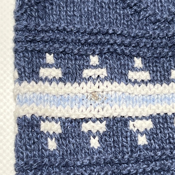 Jantzen Sweater Men’s L Vintage Crewneck Fair Isle 100% Cotton Y2K Dad Grandpa - Picture 12 of 12